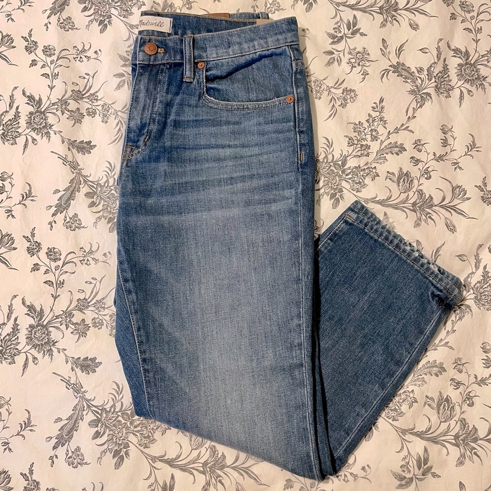 NWT Madewell Slim Boyjean in Everglade Wash size 27